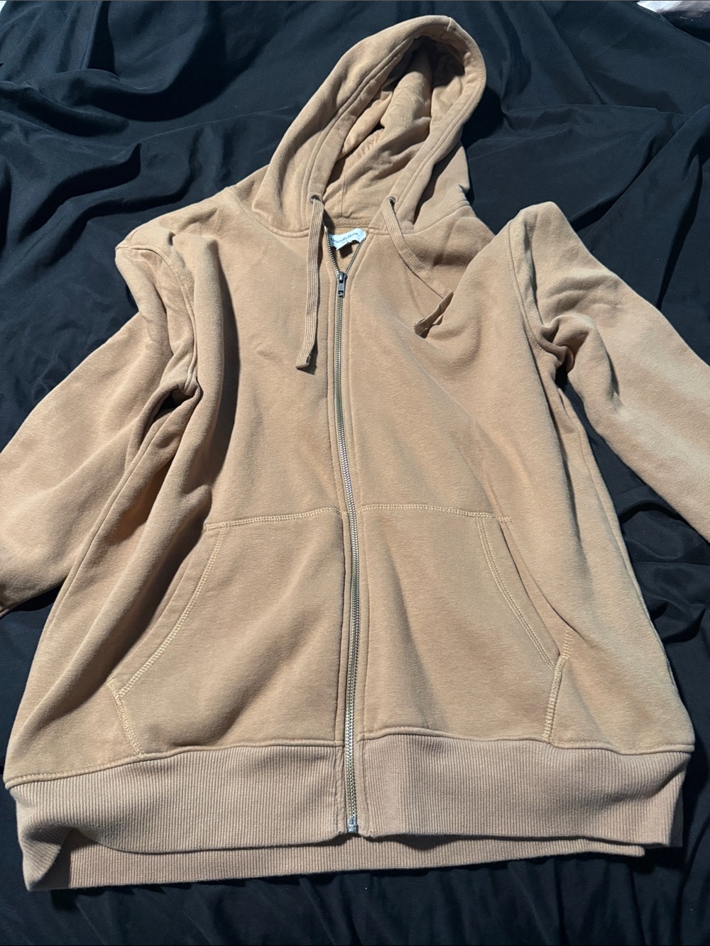 Goodfellow & Co Tan Full‑Zip Hoodie
